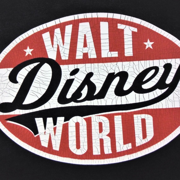 Mens Walt Disney Vintage Style Navy Blue T- Shirt - Picture 2 of 8